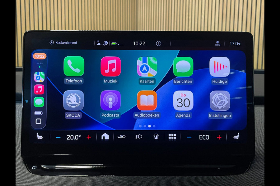 Škoda ENYAQ iV 80|91% SOH|GROTE ACCU|ELEK.TREKHAAK|STOEL+STUURVERWARMING|CAMERA|CARPLAY/ANDROID|NAVI|NL-AUTO|NAP|1e EIG.|INCL.BTW|
