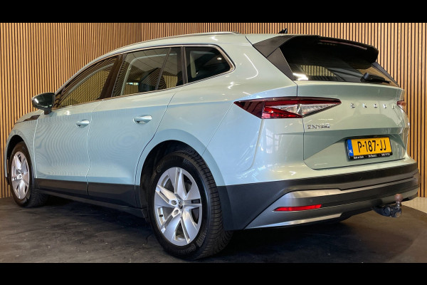 Škoda ENYAQ iV 80|91% SOH|GROTE ACCU|ELEK.TREKHAAK|STOEL+STUURVERWARMING|CAMERA|CARPLAY/ANDROID|NAVI|NL-AUTO|NAP|1e EIG.|INCL.BTW|