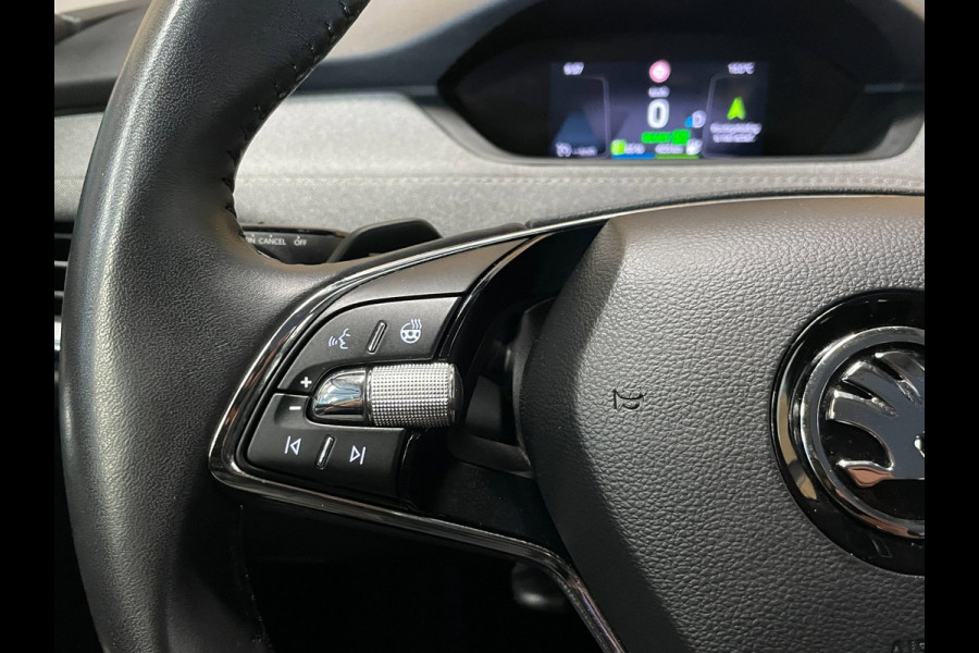 Škoda ENYAQ iV 80|91% SOH|GROTE ACCU|ELEK.TREKHAAK|STOEL+STUURVERWARMING|CAMERA|CARPLAY/ANDROID|NAVI|NL-AUTO|NAP|1e EIG.|INCL.BTW|