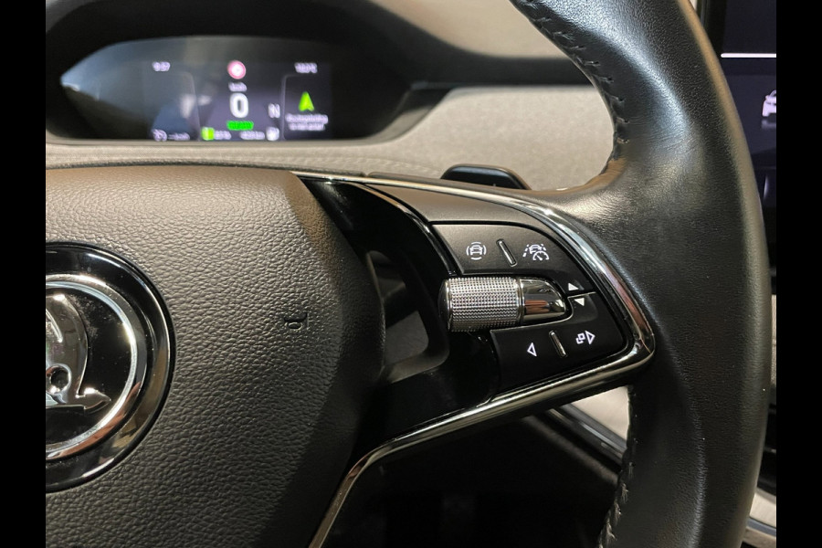 Škoda ENYAQ iV 80|91% SOH|GROTE ACCU|ELEK.TREKHAAK|STOEL+STUURVERWARMING|CAMERA|CARPLAY/ANDROID|NAVI|NL-AUTO|NAP|1e EIG.|INCL.BTW|