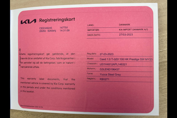 Kia Ceed Sportswagon 1.0 T-GDi DynamicLine|AFN.TREKHAAK|CARPLAY, ANDROID|STOEL-,STUURVERW|CAMERA|CRUISE,CLIMATE|1E EIG.|INCL.BTW|