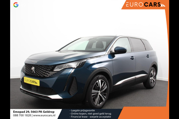 Peugeot 5008 1.2 PureTech 130pk Automaat Allure Pack 7-zits Navigatie Apple Carplay/Android Auto Climate Control Cruise Control Virtual cockpit PDC VA + Camera Zonneschermen achter Keyless Go Full LED  18” LM Velgen