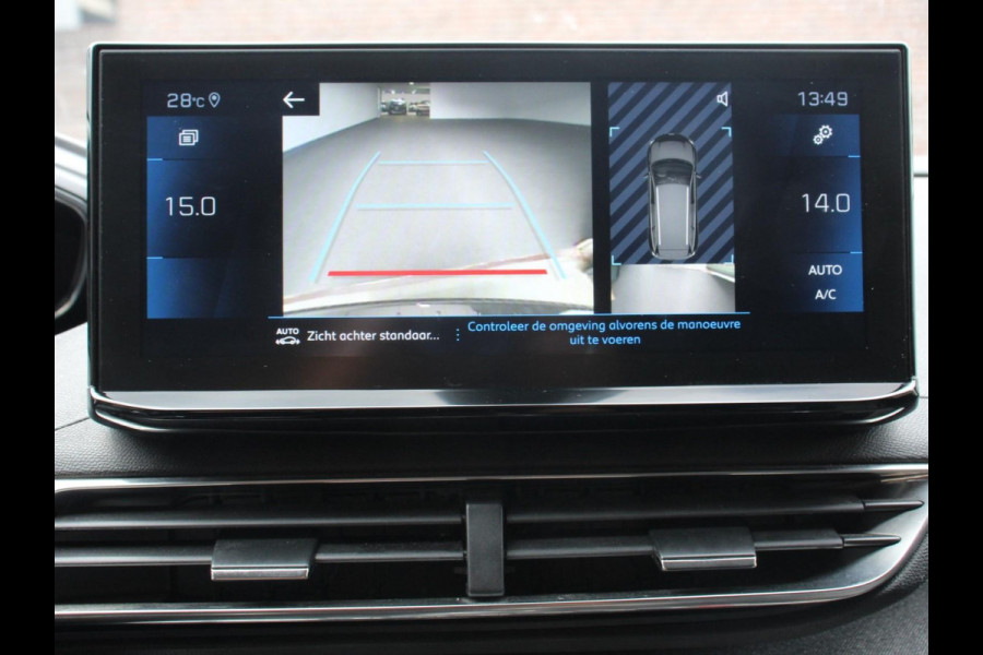 Peugeot 5008 1.2 PureTech 130pk Automaat Allure Pack 7-zits Navigatie Apple Carplay/Android Auto Climate Control Cruise Control Virtual cockpit PDC VA + Camera Zonneschermen achter Keyless Go Full LED  18” LM Velgen