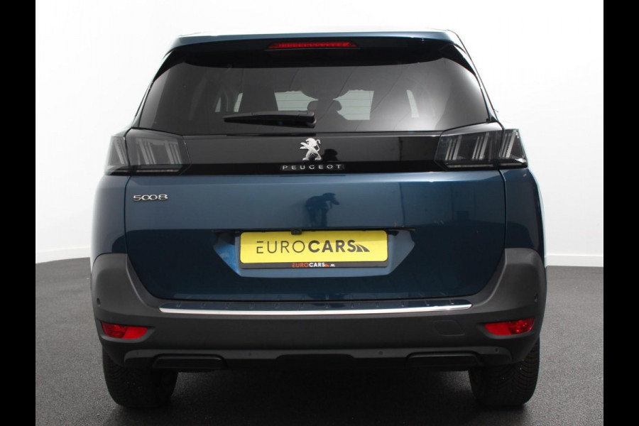 Peugeot 5008 1.2 PureTech 130pk Automaat Allure Pack 7-zits Navigatie Apple Carplay/Android Auto Climate Control Cruise Control Virtual cockpit PDC VA + Camera Zonneschermen achter Keyless Go Full LED  18” LM Velgen