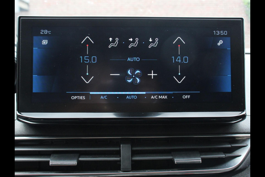 Peugeot 5008 1.2 PureTech 130pk Automaat Allure Pack 7-zits Navigatie Apple Carplay/Android Auto Climate Control Cruise Control Virtual cockpit PDC VA + Camera Zonneschermen achter Keyless Go Full LED  18” LM Velgen