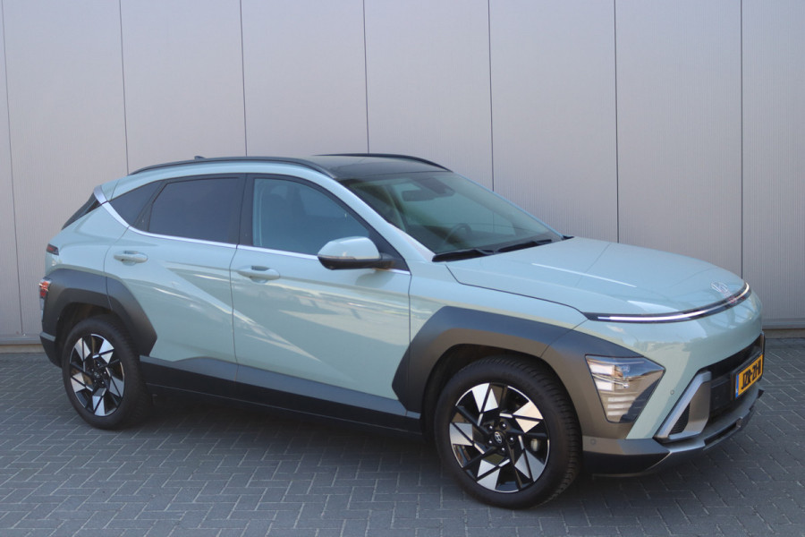 Hyundai Kona 1.6 T-GDI 199PK Automaat Premium Sky Leder/Winter-pack/Open-dak/Keyfree