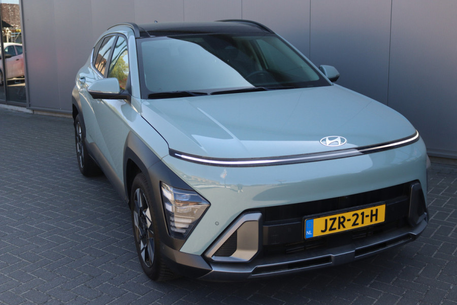 Hyundai Kona 1.6 T-GDI 199PK Automaat Premium Sky Leder/Winter-pack/Open-dak/Keyfree