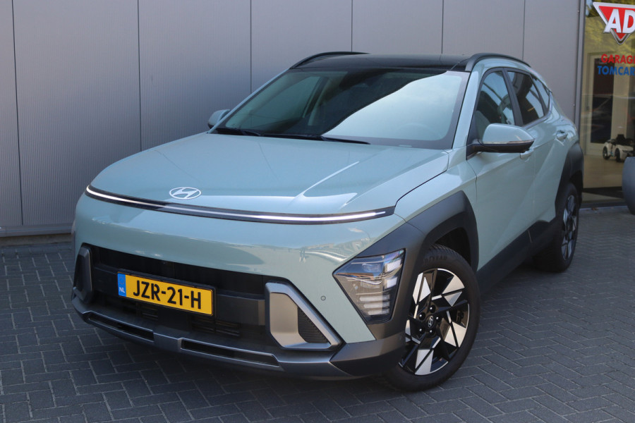 Hyundai Kona 1.6 T-GDI 199PK Automaat Premium Sky Leder/Winter-pack/Open-dak/Keyfree