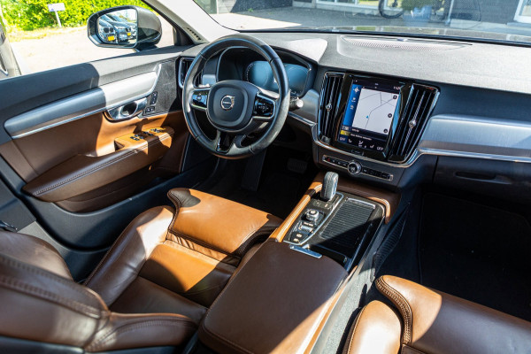 Volvo V90 2.0 T8 AWD Inscription I 91% I Btw I Luxe Leder I Trekhaak I Phine grey I