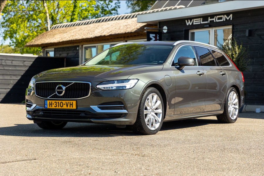 Volvo V90 2.0 T8 AWD Inscription I 91% I Btw I Luxe Leder I Trekhaak I Phine grey I
