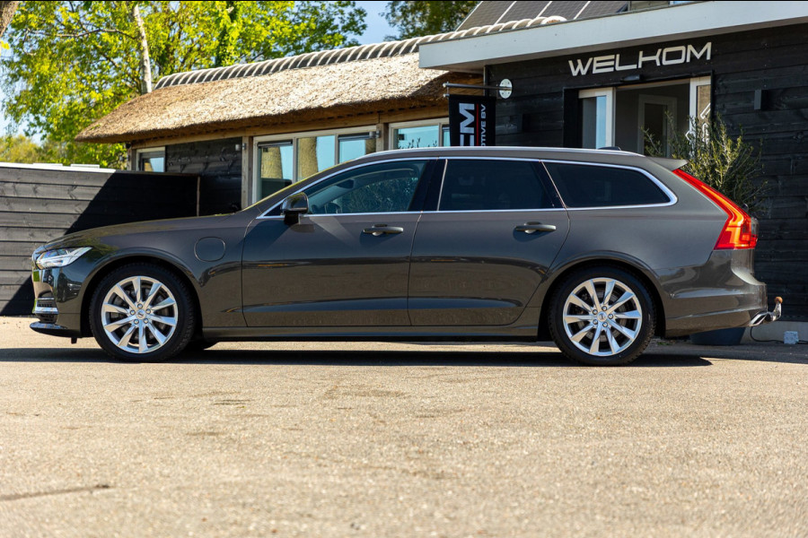 Volvo V90 2.0 T8 AWD Inscription I 91% I Btw I Luxe Leder I Trekhaak I Phine grey I