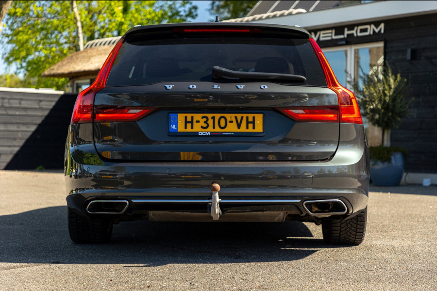 Volvo V90 2.0 T8 AWD Inscription I 91% I Btw I Luxe Leder I Trekhaak I Phine grey I