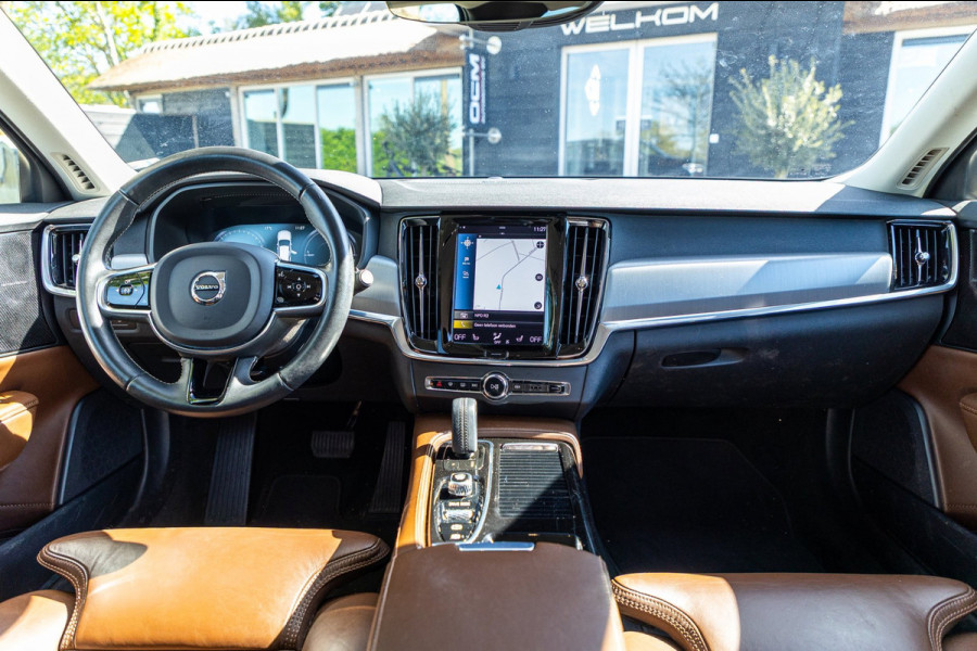 Volvo V90 2.0 T8 AWD Inscription I 91% I Btw I Luxe Leder I Trekhaak I Phine grey I