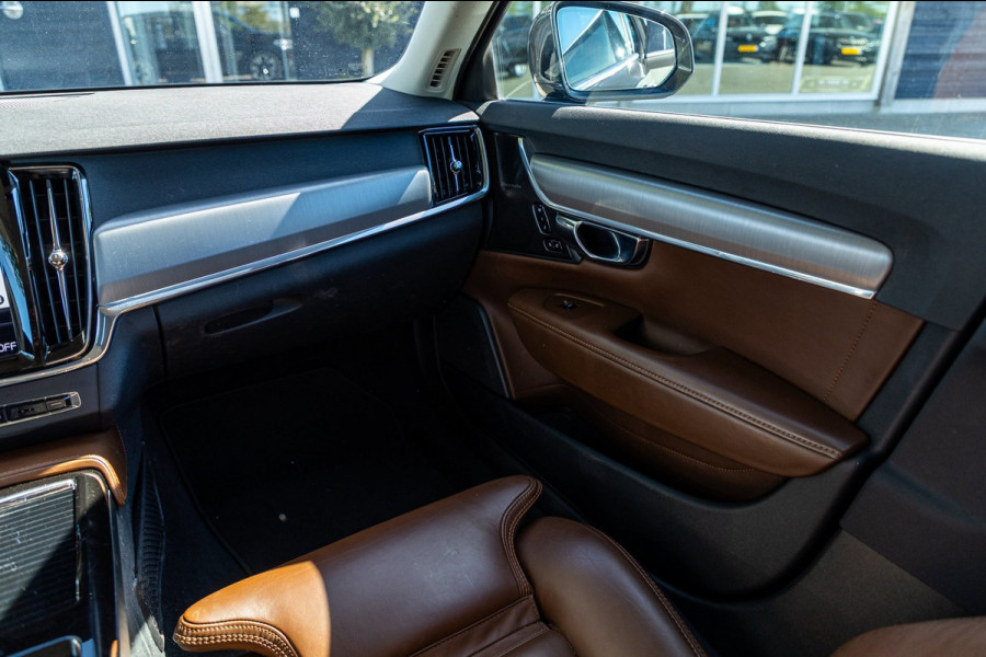 Volvo V90 2.0 T8 AWD Inscription I 91% I Btw I Luxe Leder I Trekhaak I Phine grey I