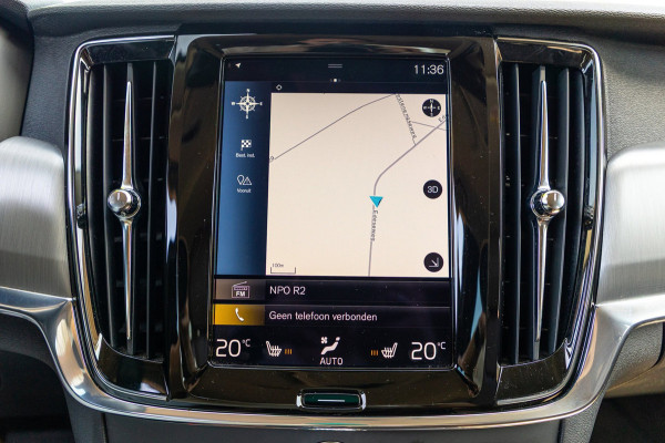 Volvo V90 2.0 T8 AWD Inscription I 91% I Btw I Luxe Leder I Trekhaak I Phine grey I