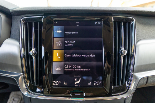 Volvo V90 2.0 T8 AWD Inscription I 91% I Btw I Luxe Leder I Trekhaak I Phine grey I