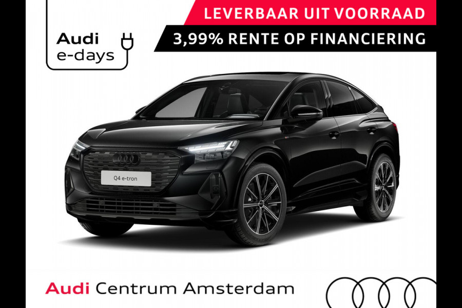 Audi Q4 Sportback e-tron 45 S edition Competition 82 kWh 286 pk | Assistentiepakket plus | Comfortpakket plus | Glazen panoramadak | Lichtpakket plus ambient light |
