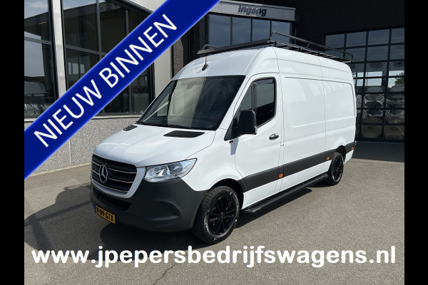 Mercedes-Benz Sprinter 317 CDI L2 H2 MBUX / Imperiaal / Trekhaak / Camera / Parkeersensoren / Navigatie / Cruise control / Airco / 270 Graden achterdeu