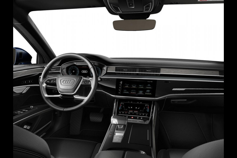 Audi A8 60 TFSI e quattro Lang 462pk | Komt begin juni binnen | Panoramadak | Ventilatie + massage voor en achter | HUD | Luchtvering
