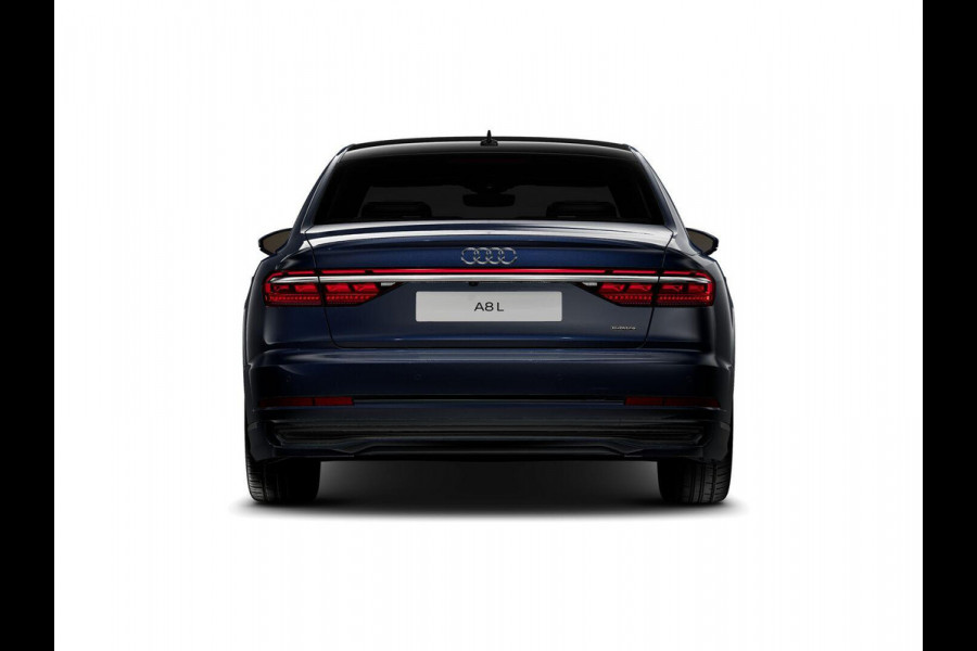 Audi A8 60 TFSI e quattro Lang 462pk | Komt begin juni binnen | Panoramadak | Ventilatie + massage voor en achter | HUD | Luchtvering