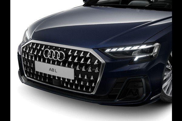 Audi A8 60 TFSI e quattro Lang 462pk | Komt begin juni binnen | Panoramadak | Ventilatie + massage voor en achter | HUD | Luchtvering