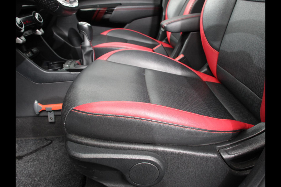 Kia Picanto 1.0 T-GDI 100pk ! GT-Line Leder Keyless Navigatie Apple Carplay/Android Auto Stoelverwarming Lichtmetalen Velgen Cruise Control Climate Control Camera Parkeer sensoren Bluetooth