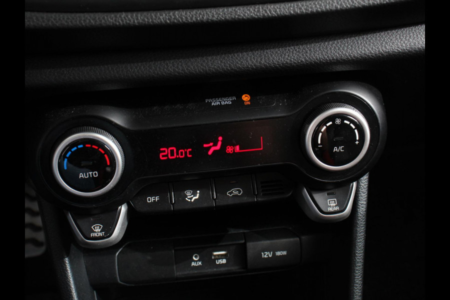 Kia Picanto 1.0 T-GDI 100pk ! GT-Line Leder Keyless Navigatie Apple Carplay/Android Auto Stoelverwarming Lichtmetalen Velgen Cruise Control Climate Control Camera Parkeer sensoren Bluetooth