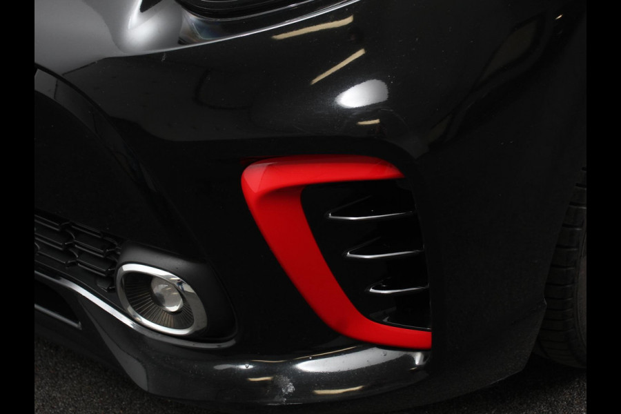 Kia Picanto 1.0 T-GDI 100pk ! GT-Line Leder Keyless Navigatie Apple Carplay/Android Auto Stoelverwarming Lichtmetalen Velgen Cruise Control Climate Control Camera Parkeer sensoren Bluetooth