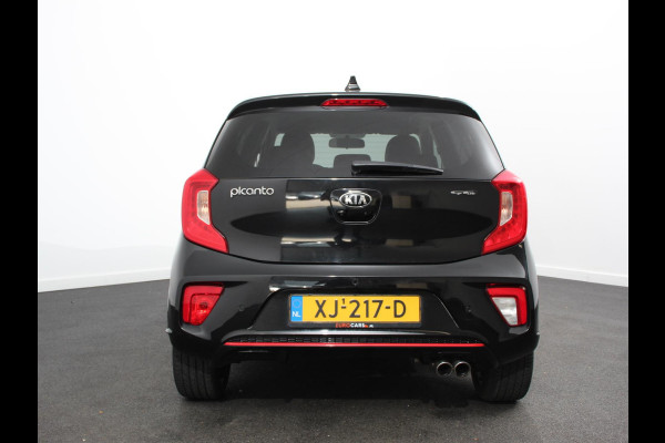 Kia Picanto 1.0 T-GDI 100pk ! GT-Line Leder Keyless Navigatie Apple Carplay/Android Auto Stoelverwarming Lichtmetalen Velgen Cruise Control Climate Control Camera Parkeer sensoren Bluetooth