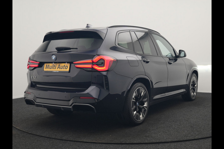 BMW iX3 M Sport High Executive 80 kWh 286pk Dealer O.H | Panodak | Adaptive Cruise | 360 Camera | Head Up | Harman / Kardon | Lederen Sportstoelen Memory & Verwarmd | Blis | Keyless | Pilot Assist | Apple Carplay | Navigatie | Virtual | DAB | 20"L.M |