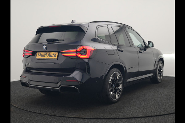 BMW iX3 M Sport High Executive 80 kWh 286pk Dealer O.H | Panodak | Adaptive Cruise | 360 Camera | Head Up | Harman / Kardon | Lederen Sportstoelen Memory & Verwarmd | Blis | Keyless | Pilot Assist | Apple Carplay | Navigatie | Virtual | DAB | 20"L.M |