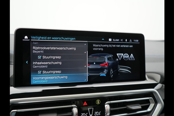 BMW iX3 M Sport High Executive 80 kWh 286pk Dealer O.H | Panodak | Adaptive Cruise | 360 Camera | Head Up | Harman / Kardon | Lederen Sportstoelen Memory & Verwarmd | Blis | Keyless | Pilot Assist | Apple Carplay | Navigatie | Virtual | DAB | 20"L.M |
