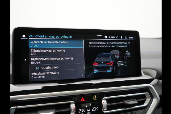 BMW iX3 M Sport High Executive 80 kWh 286pk Dealer O.H | Panodak | Adaptive Cruise | 360 Camera | Head Up | Harman / Kardon | Lederen Sportstoelen Memory & Verwarmd | Blis | Keyless | Pilot Assist | Apple Carplay | Navigatie | Virtual | DAB | 20"L.M |