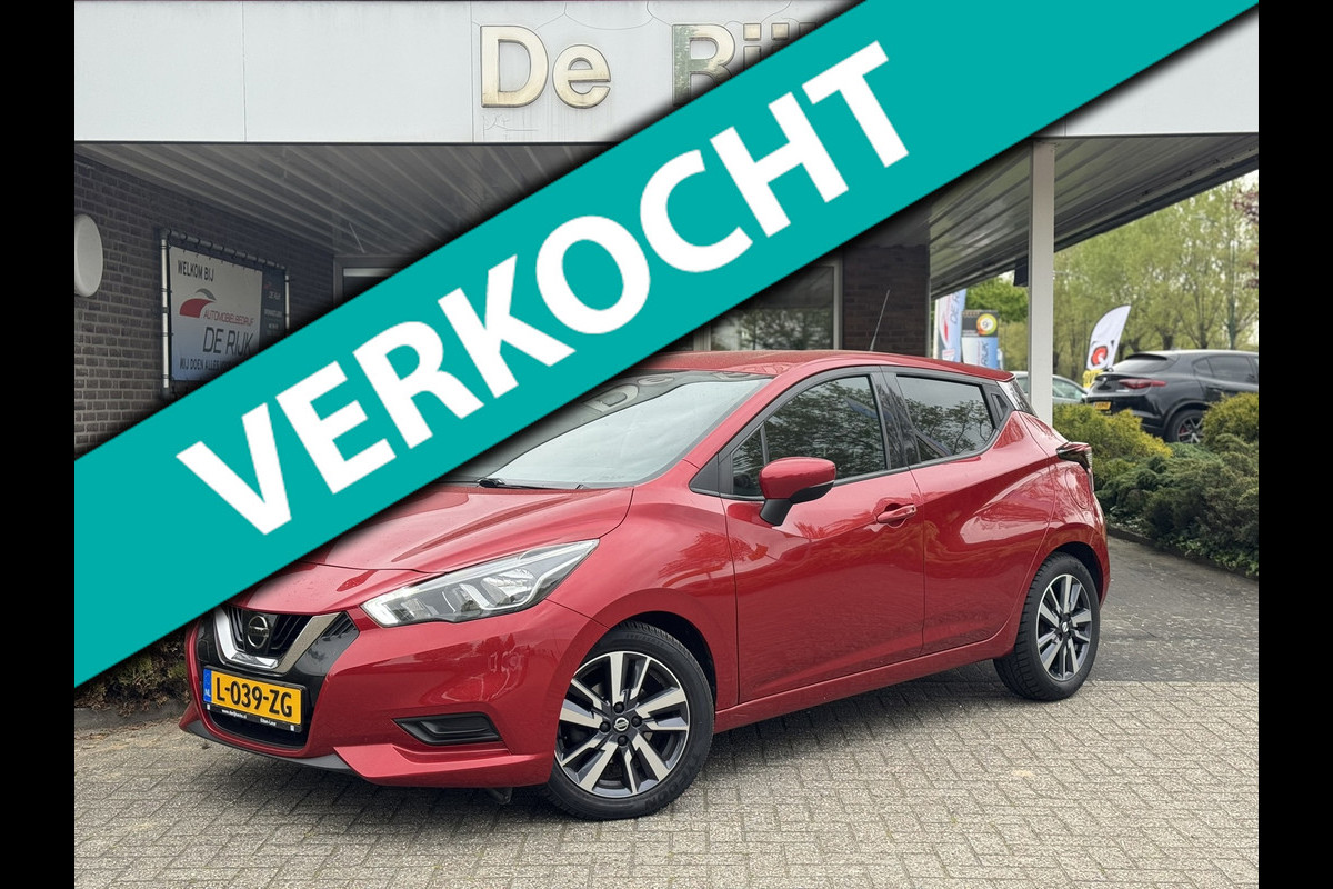 Nissan Micra 0.9 IG-T | Navi, Camera, Cruise, Airco, 16'' LMV, Bluetooth, Lichtsensor |