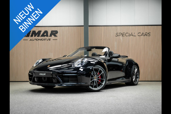 Porsche 911 Cabrio 3.0 Carrera 4 S | Akrapovic | NL geleverd | Burmester | Lift | Full Option | krijt stiksel| Stoel ventilatie en verwarming | dealer onderhouden |