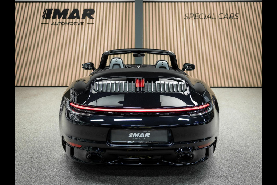 Porsche 911 Cabrio 3.0 Carrera 4 S | Akrapovic | NL geleverd | Burmester | Lift | Full Option | krijt stiksel| Stoel ventilatie en verwarming | dealer onderhouden |