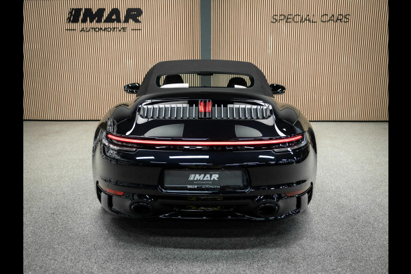 Porsche 911 Cabrio 3.0 Carrera 4 S | Akrapovic | NL geleverd | Burmester | Lift | Full Option | krijt stiksel| Stoel ventilatie en verwarming | dealer onderhouden |