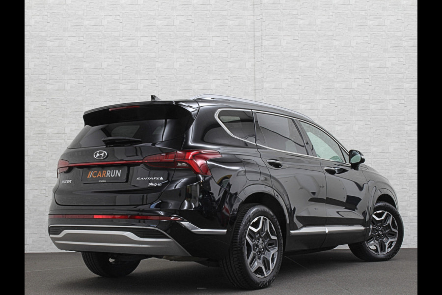 Hyundai Santa Fe 1.6 T-GDI PHEV Premium Plus Sky | Panorama | 360 Camera | ACC | 100% SOH | Krell-Sound | Head-Up | Stoelventilatie | Leder | Memory | Keyless-Entry | Stoelverwarming V+A | Stuurwielverwarming | Alcantara Hemel | Dodehoek | Lane Assist | Full-LED | 19 inch | Carplay | Zonwering | Getint Glas |