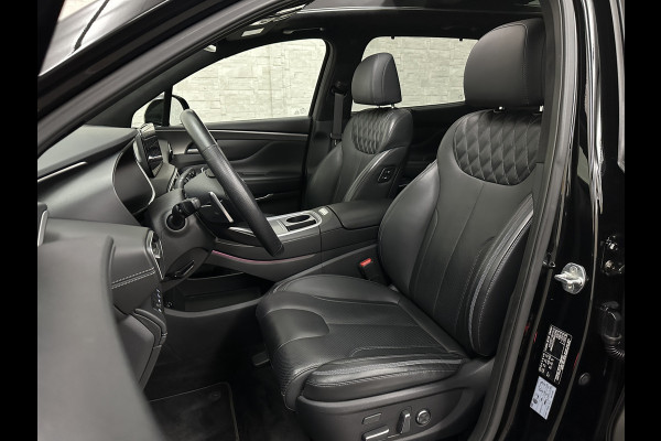 Hyundai Santa Fe 1.6 T-GDI PHEV Premium Plus Sky | Panorama | 360 Camera | ACC | 100% SOH | Krell-Sound | Head-Up | Stoelventilatie | Leder | Memory | Keyless-Entry | Stoelverwarming V+A | Stuurwielverwarming | Alcantara Hemel | Dodehoek | Lane Assist | Full-LED | 19 inch | Carplay | Zonwering | Getint Glas |
