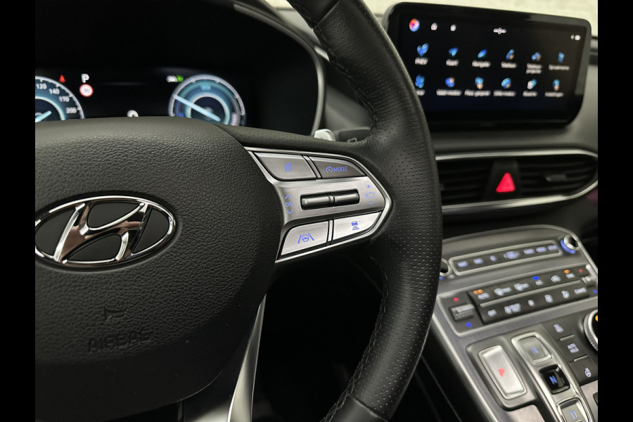 Hyundai Santa Fe 1.6 T-GDI PHEV Premium Plus Sky | Panorama | 360 Camera | ACC | 100% SOH | Krell-Sound | Head-Up | Stoelventilatie | Leder | Memory | Keyless-Entry | Stoelverwarming V+A | Stuurwielverwarming | Alcantara Hemel | Dodehoek | Lane Assist | Full-LED | 19 inch | Carplay | Zonwering | Getint Glas |