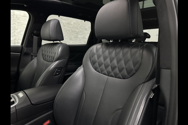 Hyundai Santa Fe 1.6 T-GDI PHEV Premium Plus Sky | Panorama | 360 Camera | ACC | 100% SOH | Krell-Sound | Head-Up | Stoelventilatie | Leder | Memory | Keyless-Entry | Stoelverwarming V+A | Stuurwielverwarming | Alcantara Hemel | Dodehoek | Lane Assist | Full-LED | 19 inch | Carplay | Zonwering | Getint Glas |