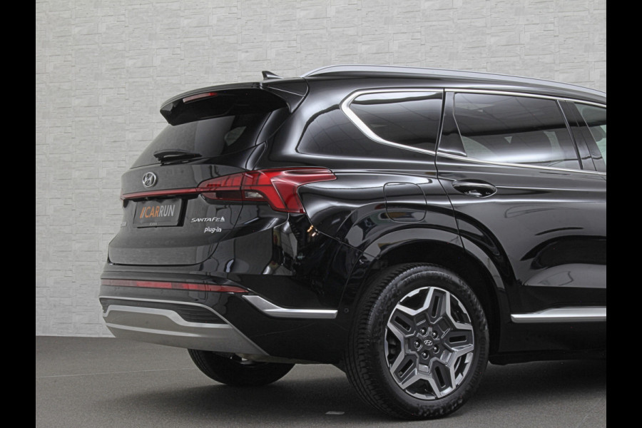Hyundai Santa Fe 1.6 T-GDI PHEV Premium Plus Sky | Panorama | 360 Camera | ACC | 100% SOH | Krell-Sound | Head-Up | Stoelventilatie | Leder | Memory | Keyless-Entry | Stoelverwarming V+A | Stuurwielverwarming | Alcantara Hemel | Dodehoek | Lane Assist | Full-LED | 19 inch | Carplay | Zonwering | Getint Glas |