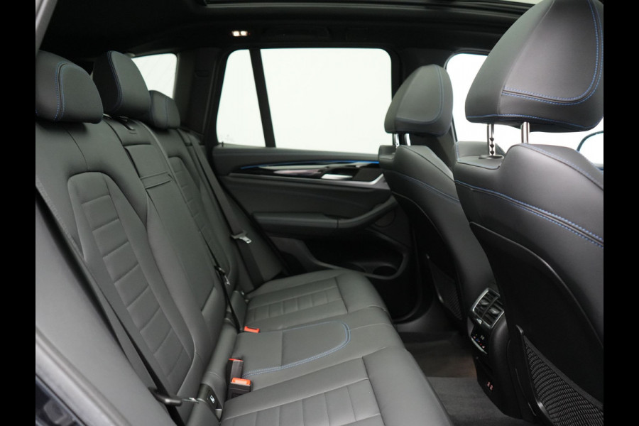 BMW iX3 M Sport High Executive 80 kWh 286pk Dealer O.H | Panodak | Adaptive Cruise | 360 Camera | Head Up | Harman / Kardon | Lederen Sportstoelen Memory & Verwarmd | Blis | Keyless | Pilot Assist | Apple Carplay | Navigatie | Virtual | DAB | 20"L.M |
