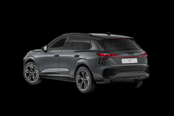 Audi Q3 S edition e-hybrid 272 pk | Panorama-glasdak | Optiekpakket zwart-glanzend | Sportstoelen zwart leder | Techniekpakket plus |