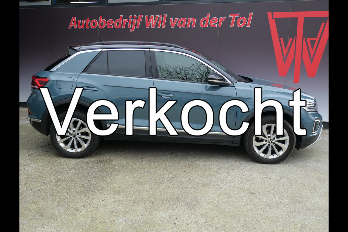 Volkswagen T-Roc 1.5 TSI STYLE | AUTOMAAT | MASSAGE | TREKHAAK | VIRTUAL | IQ LED | ALL-IN!!
