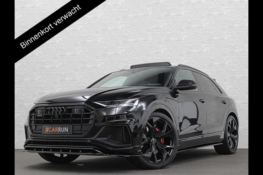 Audi Q8 60e 462PK Competition Plus | RS-Seats | Carbon | B&O | 360 Camera | ACC | Panorama | Valcona Leder | 23" Audi Sport | Luchtvering | Keyless-Entry | Tour-Pakket | Lane & Side assist | Bovag Garantie.