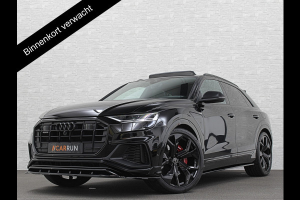 Audi Q8 60e 462PK Competition Plus | RS-Seats | Carbon | B&O | 360 Camera | ACC | Panorama | Valcona Leder | 23" Audi Sport | Luchtvering | Keyless-Entry | Tour-Pakket | Lane & Side assist | Bovag Garantie.