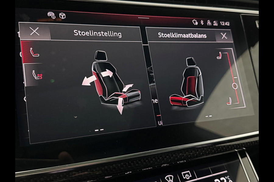 Audi Q8 60e 462PK Competition Plus | RS-Seats | Carbon | B&O | 360 Camera | ACC | Panorama | Valcona Leder | 23" Audi Sport | Luchtvering | Keyless-Entry | Tour-Pakket | Lane & Side assist | Bovag Garantie.