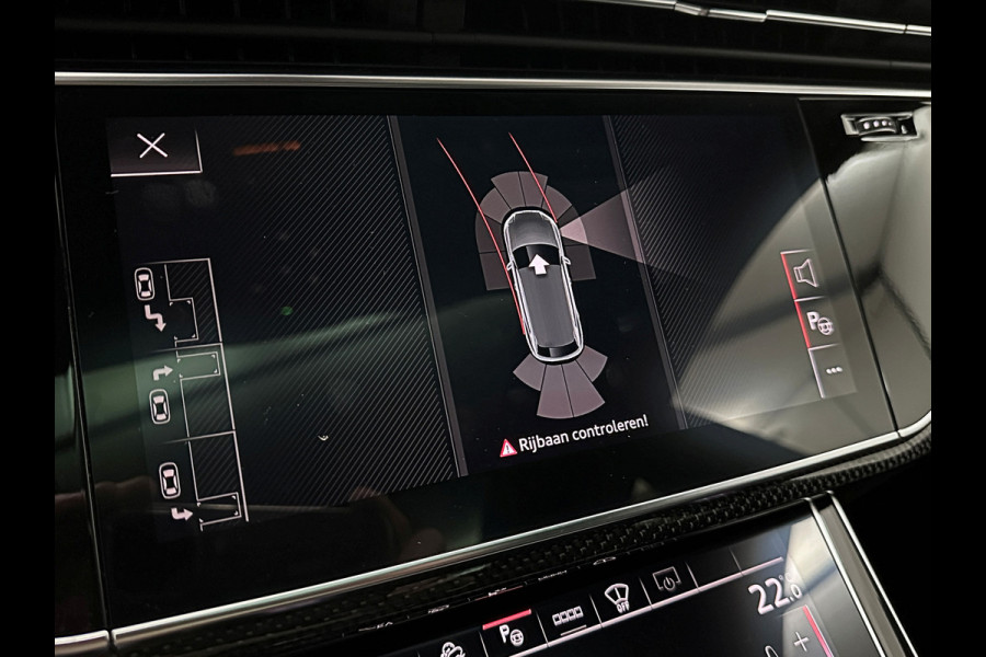 Audi Q8 60e 462PK Competition Plus | RS-Seats | Carbon | B&O | 360 Camera | ACC | Panorama | Valcona Leder | 23" Audi Sport | Luchtvering | Keyless-Entry | Tour-Pakket | Lane & Side assist | Bovag Garantie.