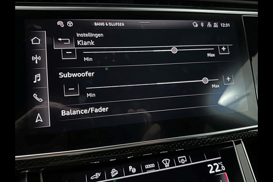 Audi Q8 60e 462PK Competition Plus | RS-Seats | Carbon | B&O | 360 Camera | ACC | Panorama | Valcona Leder | 23" Audi Sport | Luchtvering | Keyless-Entry | Tour-Pakket | Lane & Side assist | Bovag Garantie.